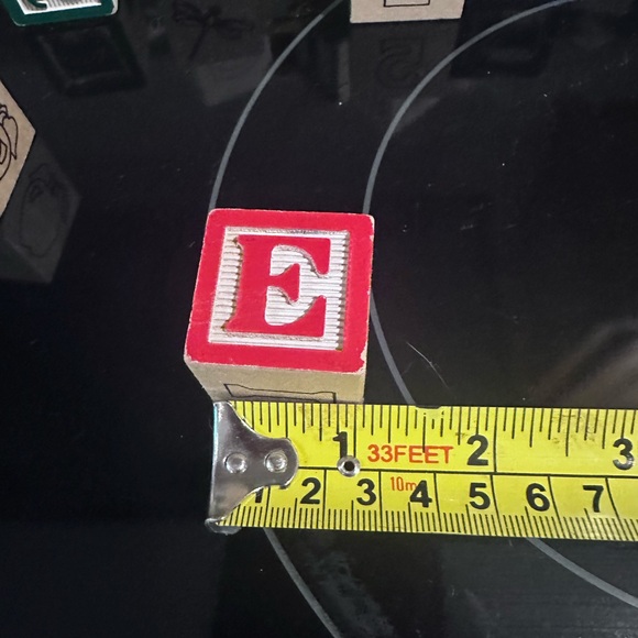 VGC MELISSA & DOUG Deluxe Children 50-Piece Wooden ABC/123 Blocks w/Plastic Case - Picture 8 of 13